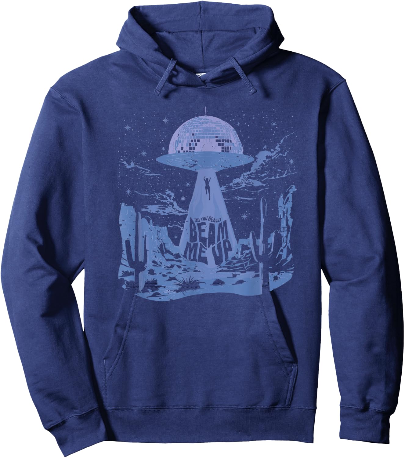 Did you really beam me up down bad Hoodie - Hoodie | Navy