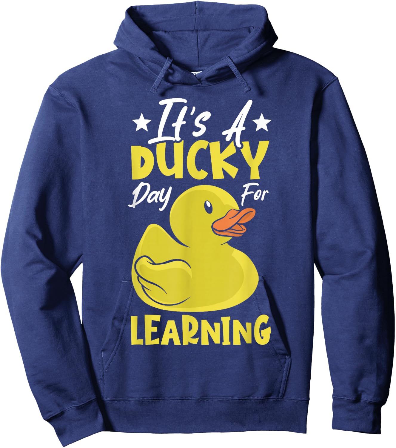 School Rubber Duckies Ducky Day Teacher Rubber Duck Hoodie - Hoodie | Navy