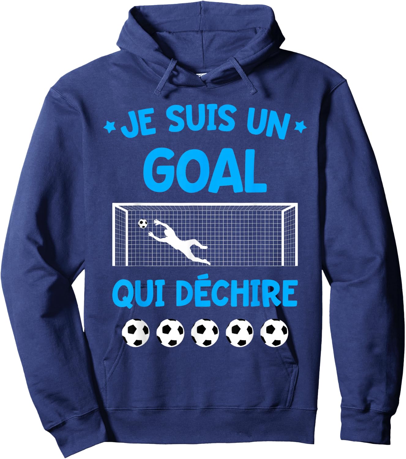 Humour Goal Gardien de But Football Team Sport Hoodie - Hoodie | Navy