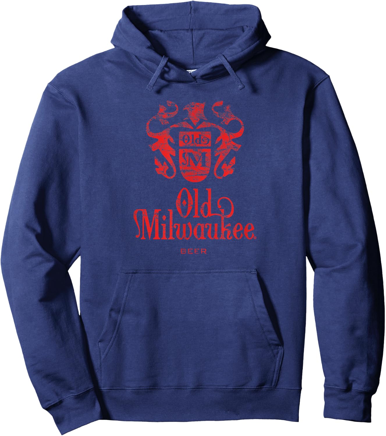 Old Milwaukee Vintage Style - Logo Hoodie - Hoodie | Navy