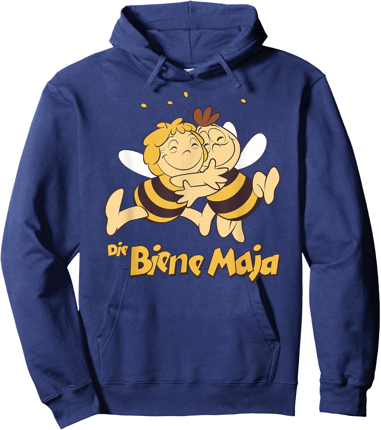 with Logo Motif, black Hoodie - Hoodie | Navy