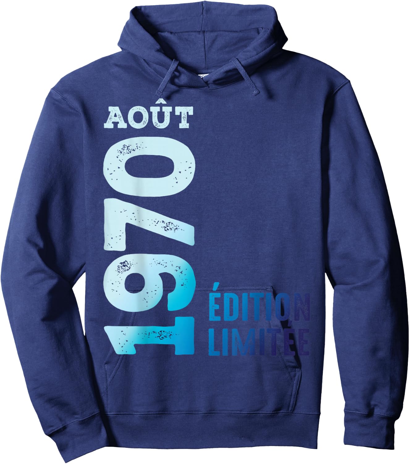 Limited Edition 1970 August 1970 Retro Year 1970 Vintage Hoodie - Hoodie | Navy
