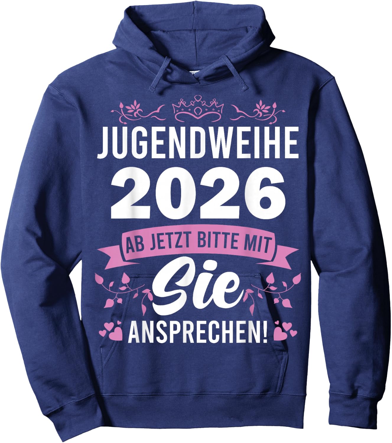 Jugendweihe 2026 Mädchen Junge Hoodie - Hoodie | Navy