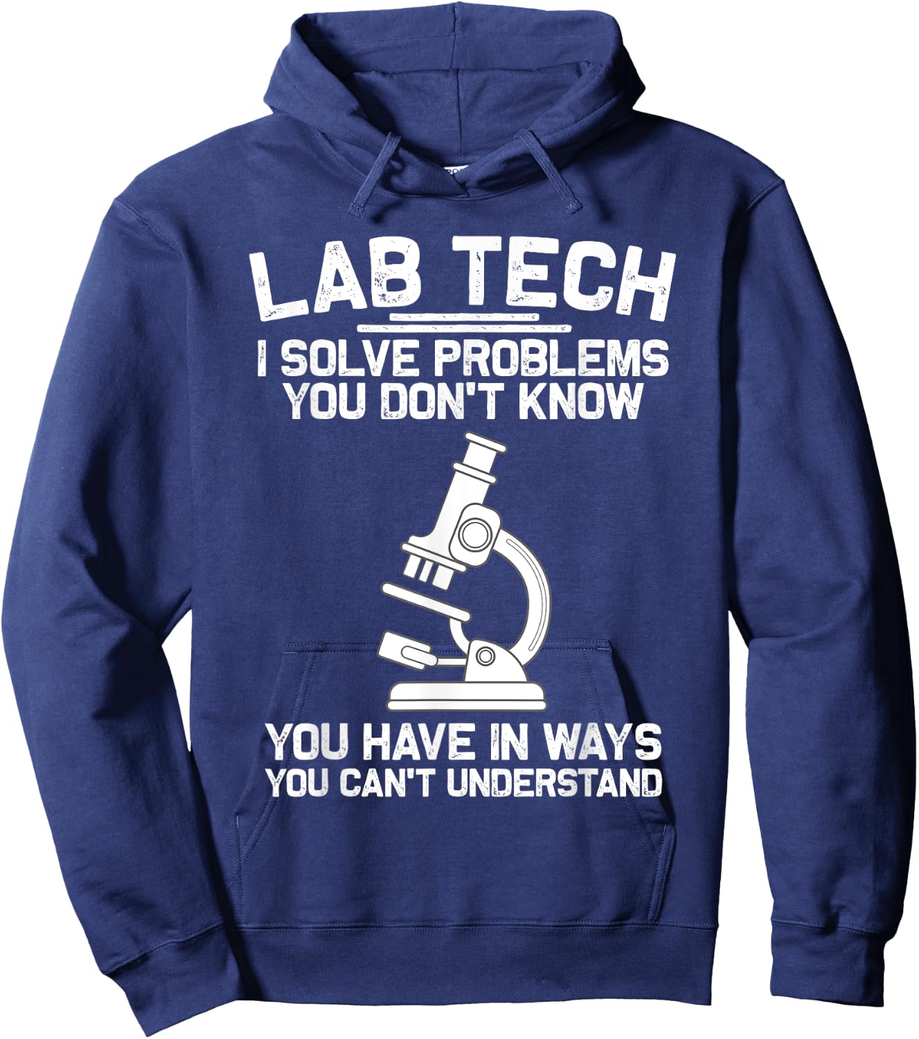 Funny Lab Tech Art Women Medical Laboratory Lab Week Hoodie - Hoodie | Navy