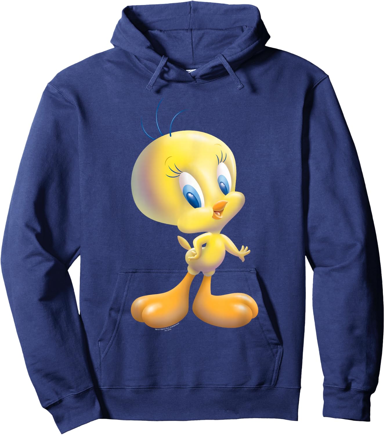Looney Tunes Tweety Bird Airbrushed Hoodie - Hoodie | Navy