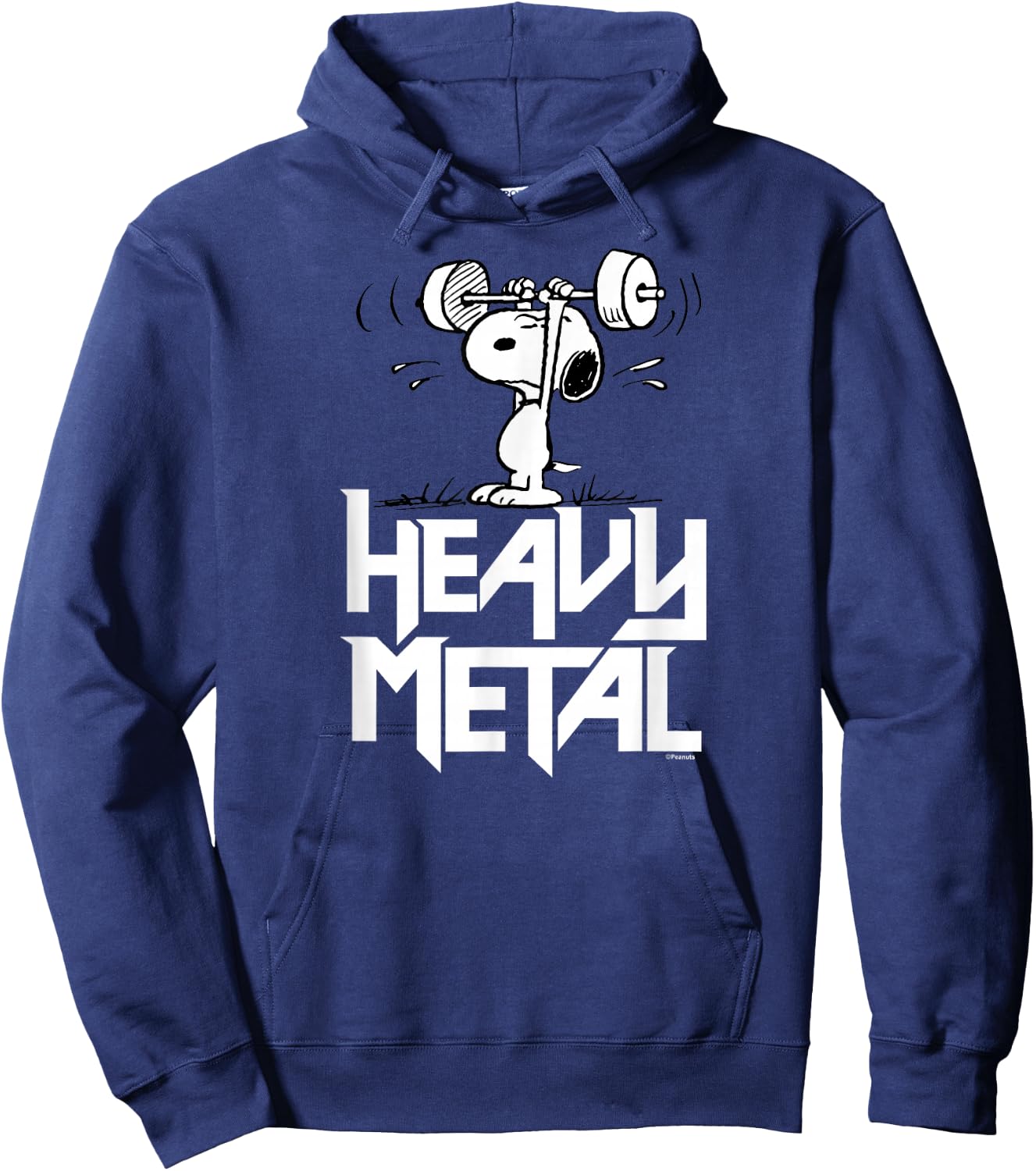 Peanuts Heavy Metal Snoopy Hoodie - Hoodie | Navy