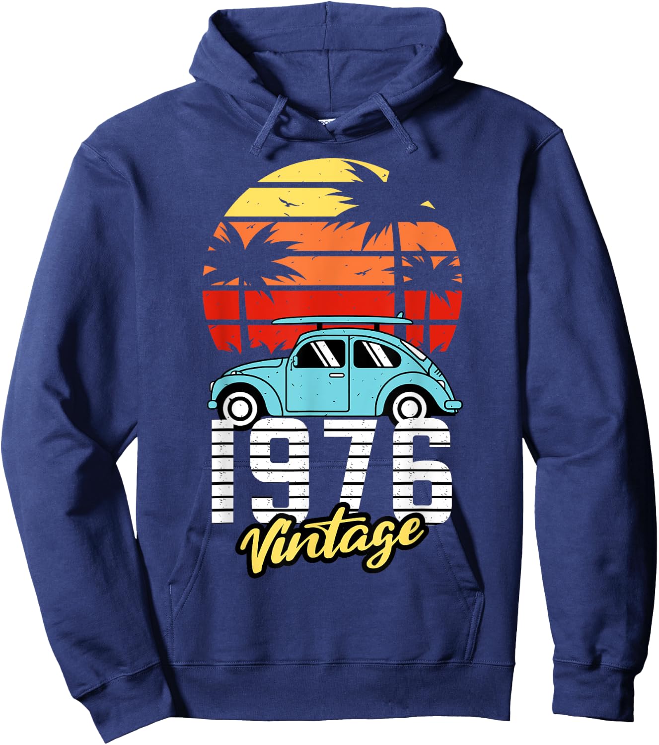 Jahrgang 1976, Vintage-Klassiker, Retro-Geschenke zum Geburtstag Hoodie - Hoodie | Navy