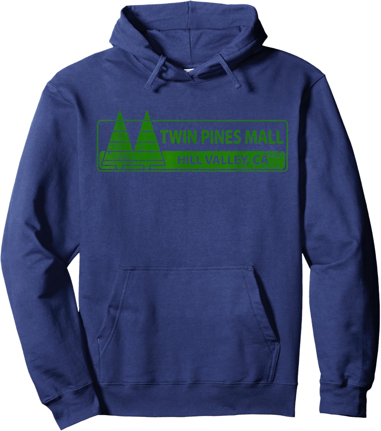 Twin Pines 80er Jahre Future Mall Back Hill Valley Film Fan Lone Hoodie - Hoodie | Navy