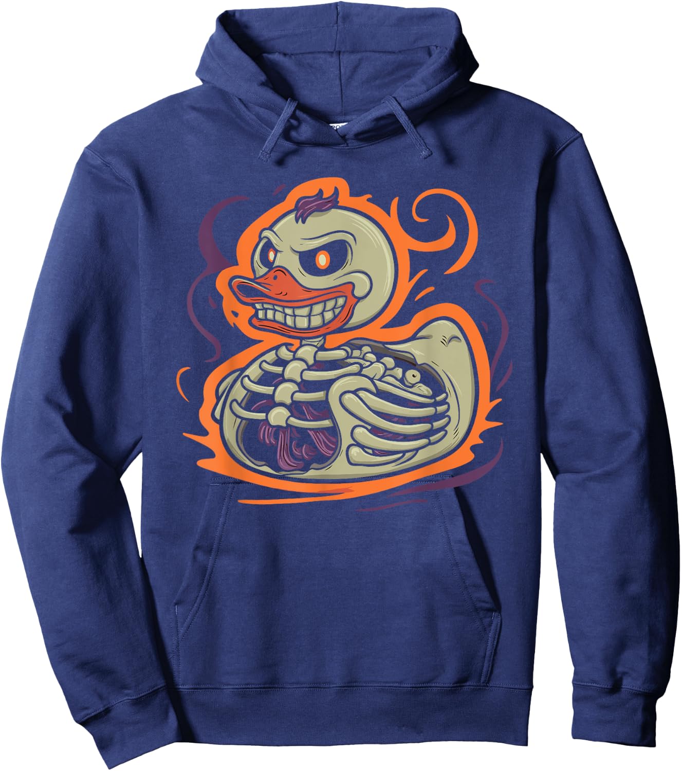 Rubber Duck Skeleton Rubber Duckie Costume Party Hoodie - Hoodie | Navy