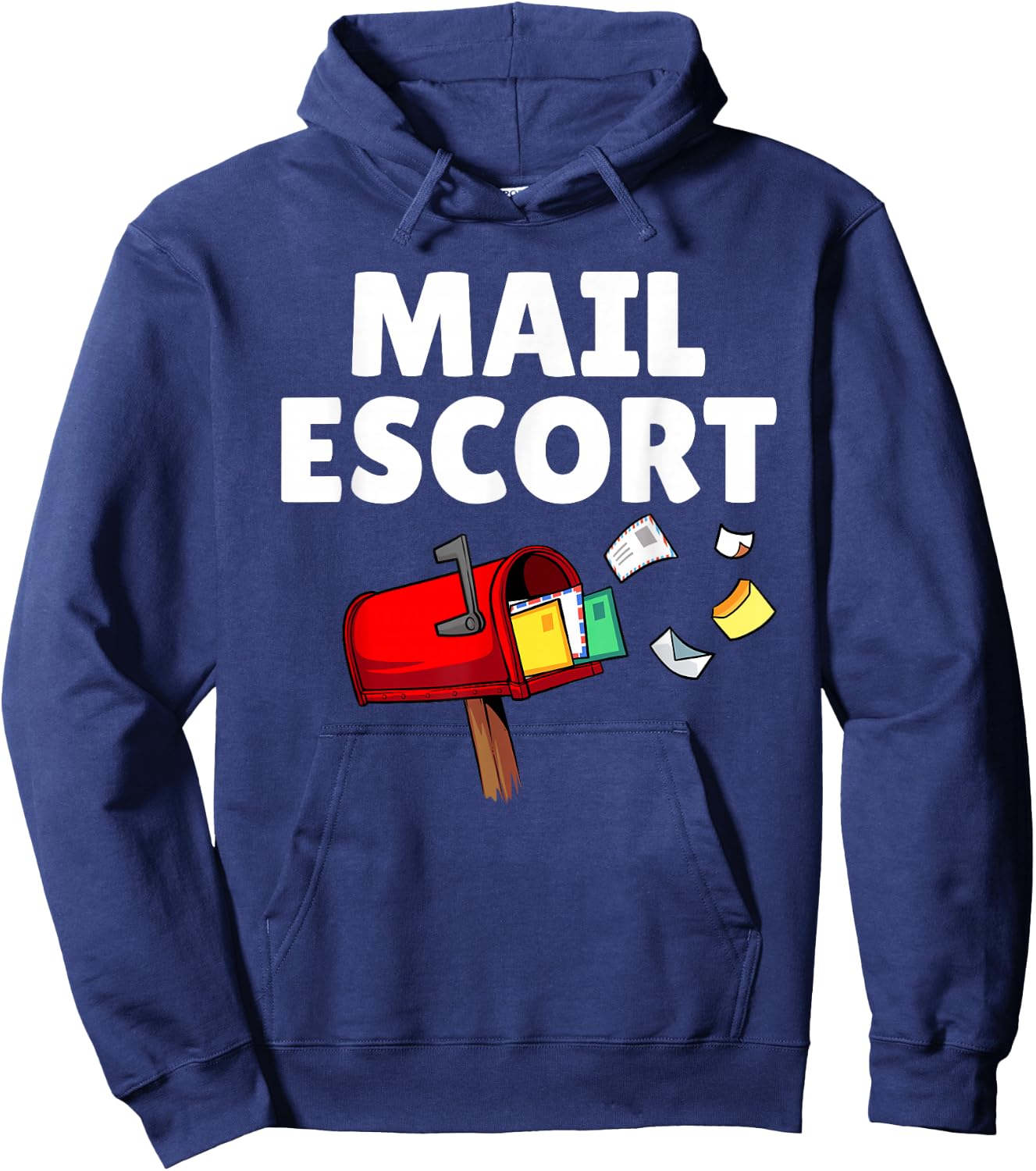 Funny Mailman Design Women Postal Worker Gag Mailman Hoodie - Hoodie | Navy