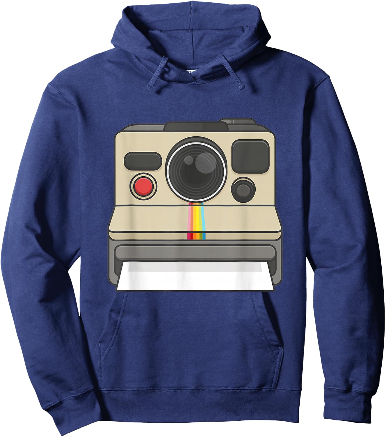 Vintage Instant Camera 80s Style T Shirt Hoodie - Hoodie | Navy