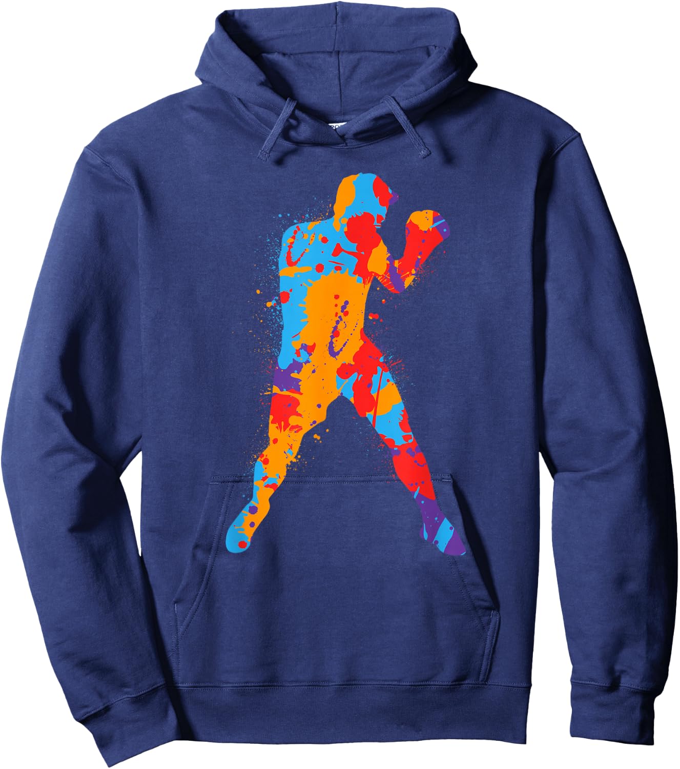 Boxing, colourful, boxing, men, boys, children, boxer , black Hoodie - Hoodie | Navy