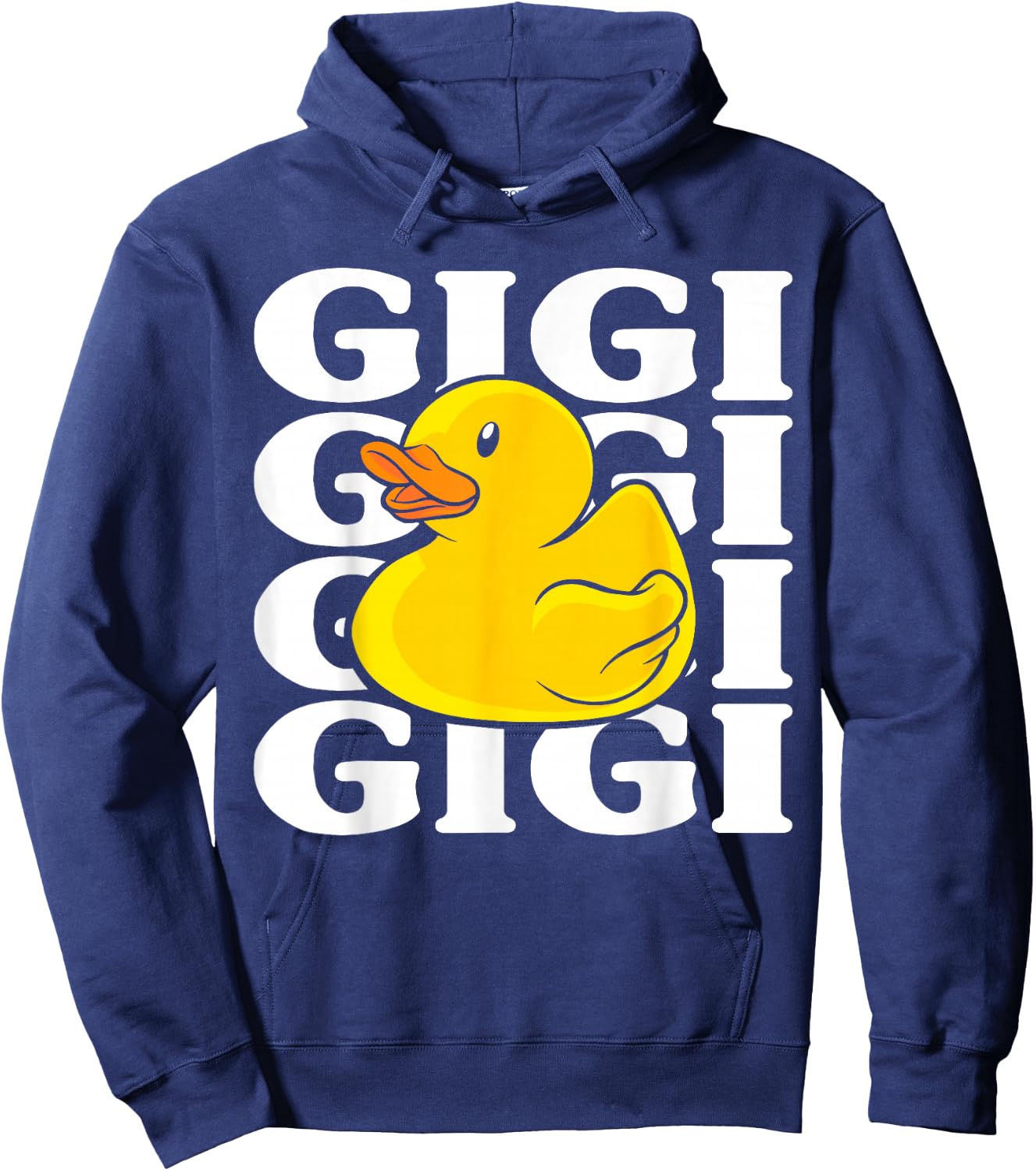 One Happy Dude Gigi 1st Birthday Rubber Duck Party Hoodie - Hoodie | Navy