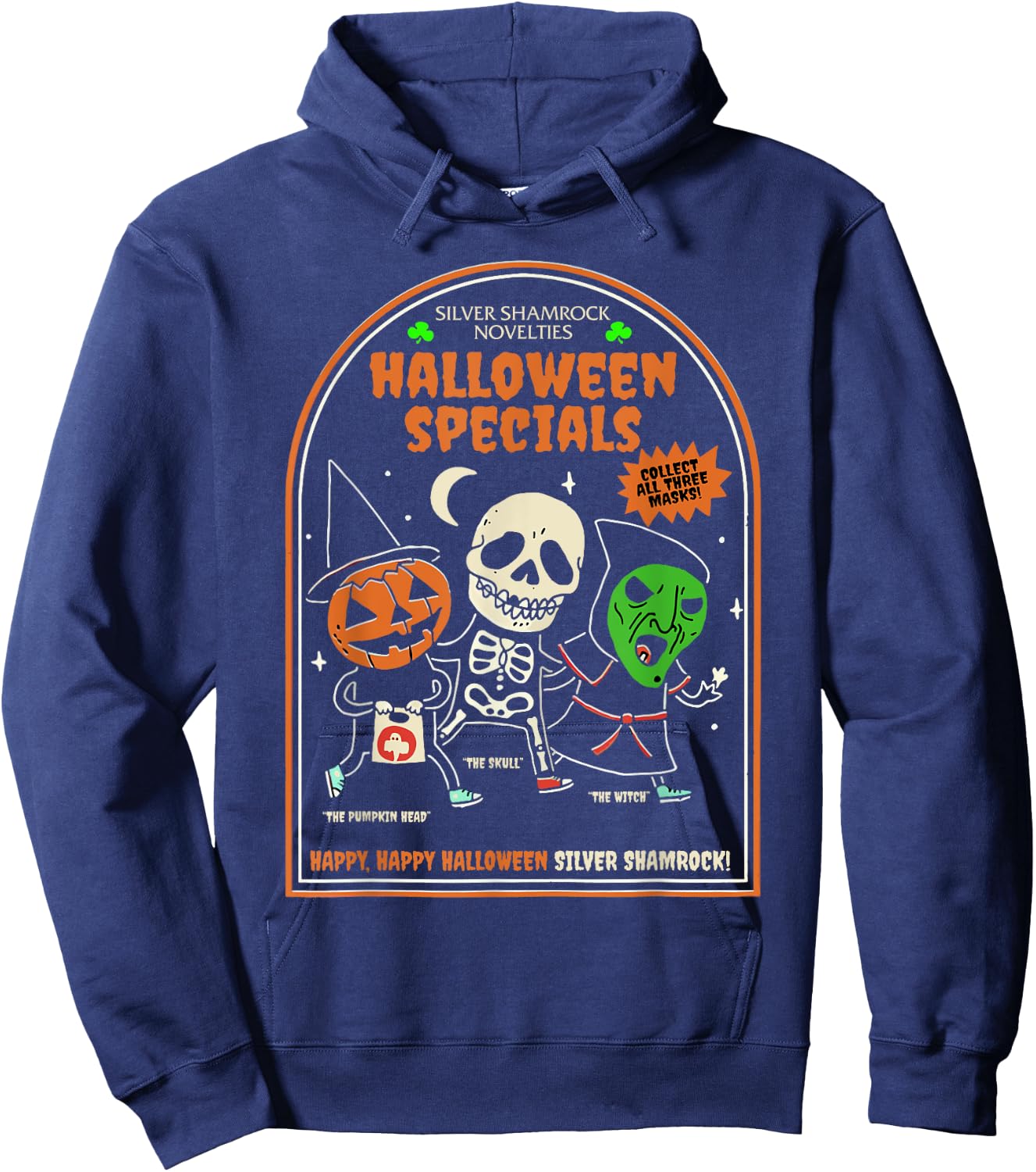 Silver Shamrock Novelties Halloween Specials Matching Family Hoodie - Hoodie | Navy