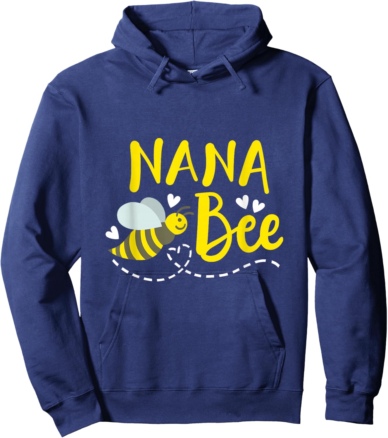 Nana Bee Cute Beekeeping Birthday Party Grandma Matching Hoodie - Hoodie | Navy