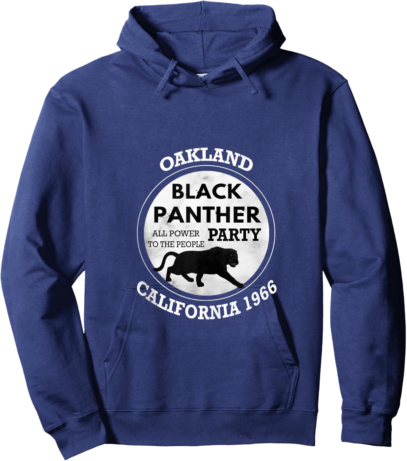 Oakland California 1966 Black Panther Party Hoodie - Hoodie | Navy