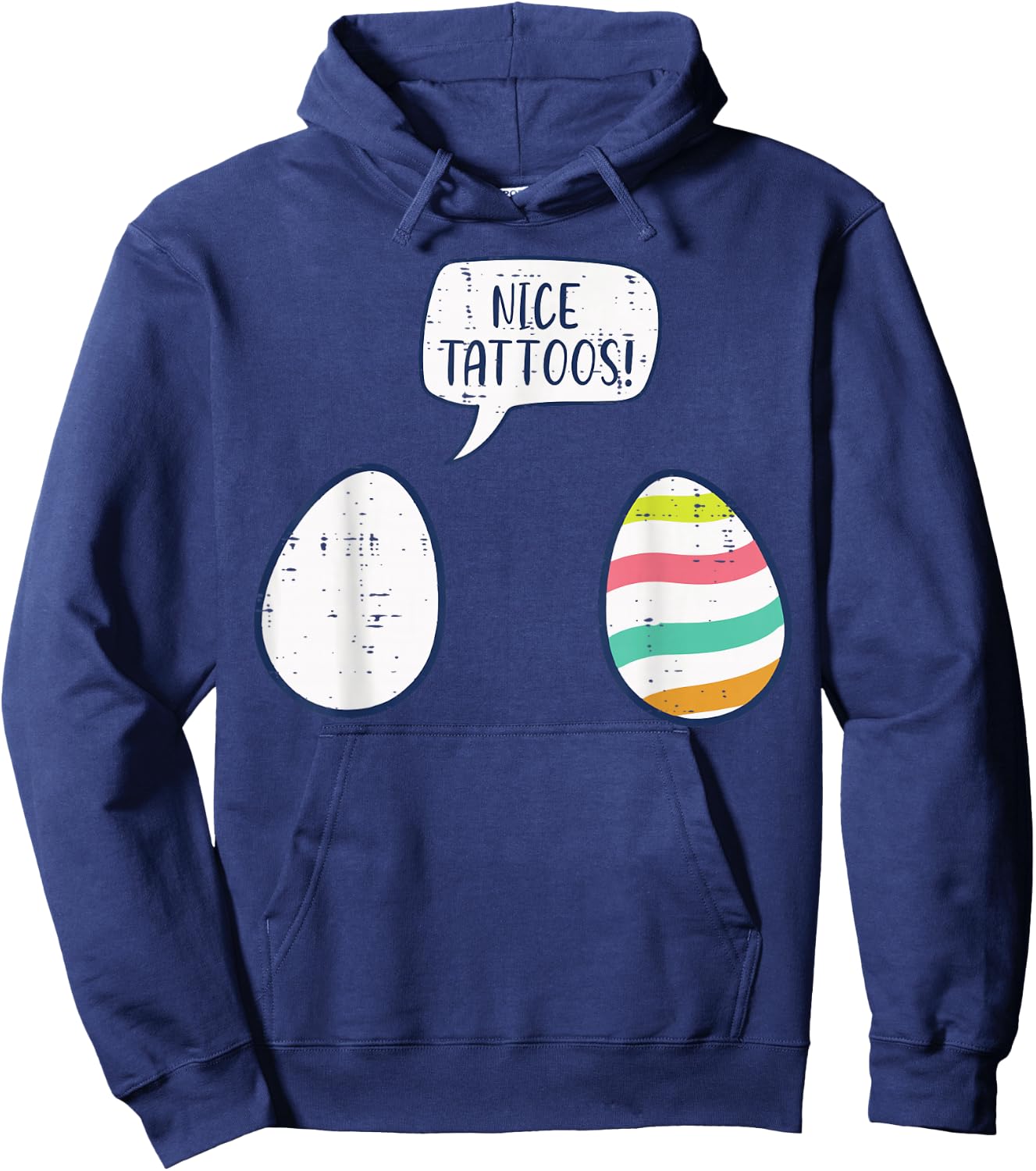 Easter Eggs Nice Tattoo Funny Dye Egg Hunt Men Women Kids Hoodie - Hoodie | Navy