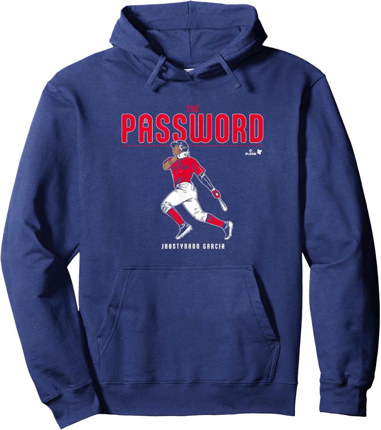 Jhostynxon Garcia: - The Password - Boston Baseball Hoodie - Hoodie | Navy
