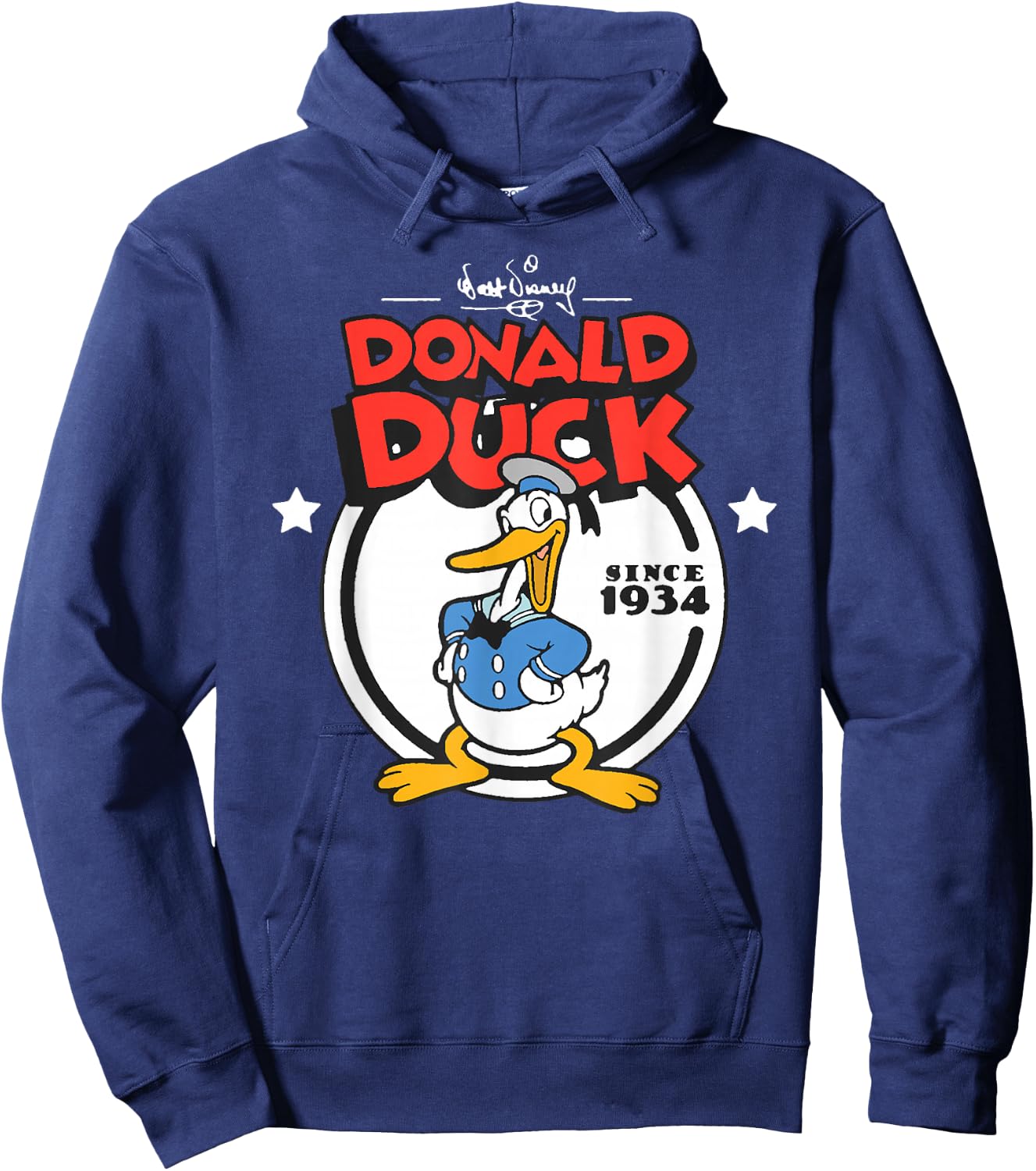 Disney Donald Duck 90th Anniversary Since 1934 Retro Vintage Hoodie - Hoodie | Navy