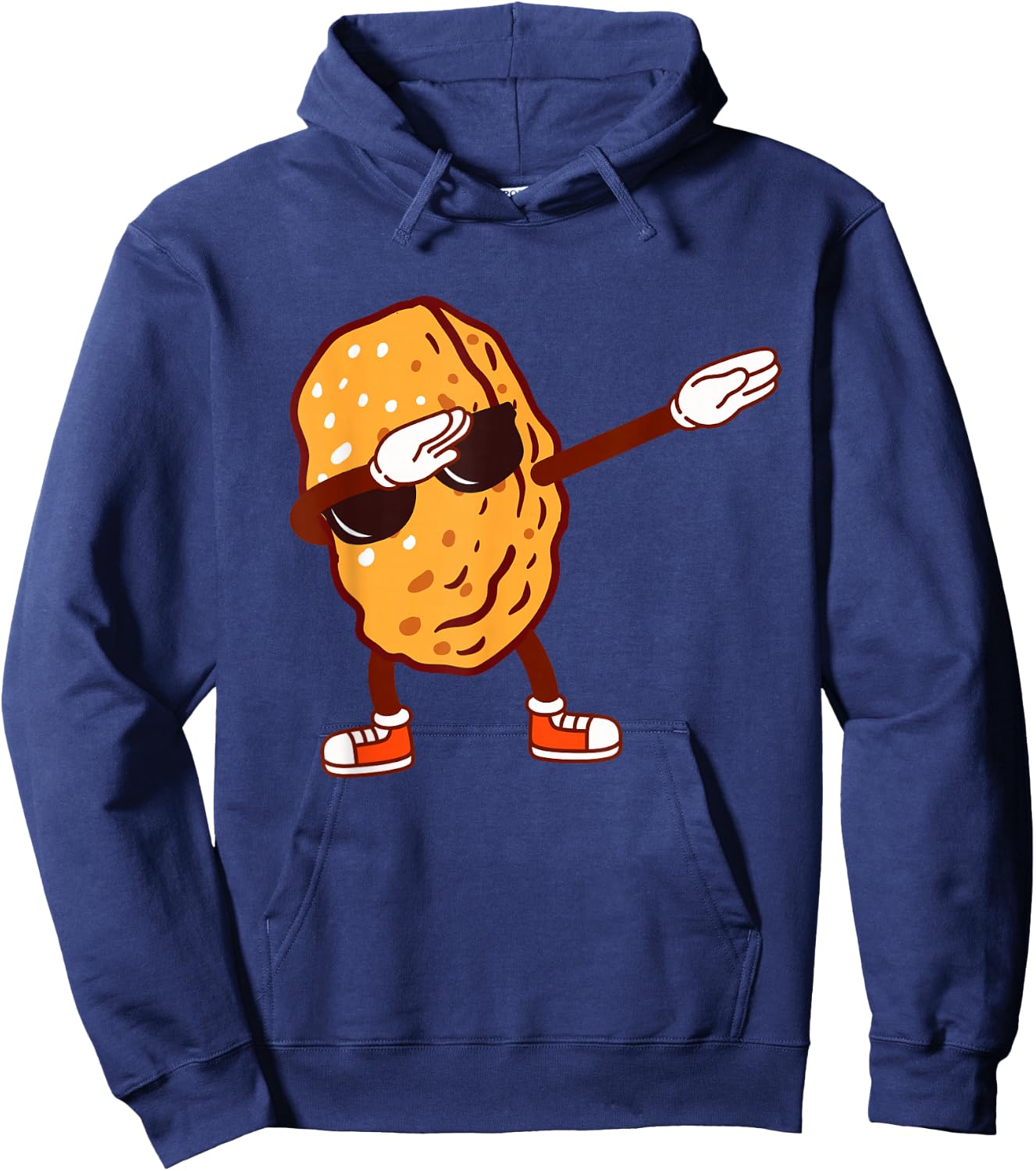Best Dabbing Chicken Nuggets Design For Kids Food Lover Hoodie - Hoodie | Navy