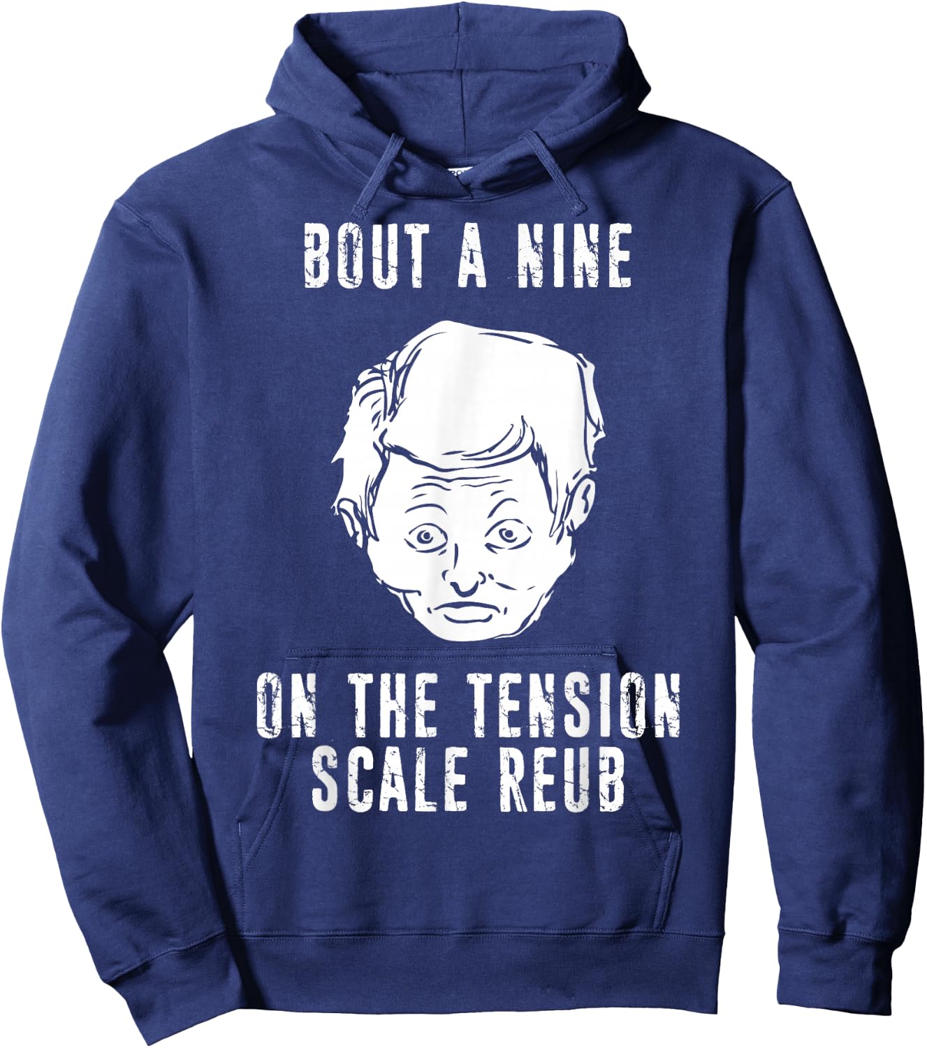 The Burbs Tension Scale Reub Artwork Gift Hoodie - Hoodie | Navy