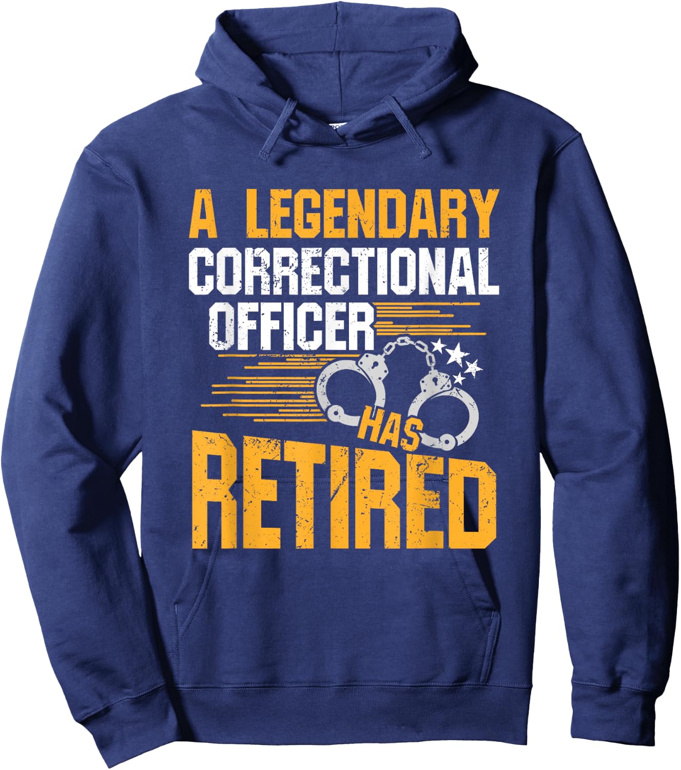 Retired Correctional Officer Retirement Party Gift Shirt Hoodie - Hoodie | Navy
