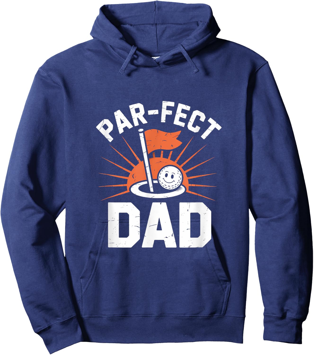 Par-fect Dad Funny Design Celebration Apparel Dad Father's d Hoodie - Hoodie | Navy
