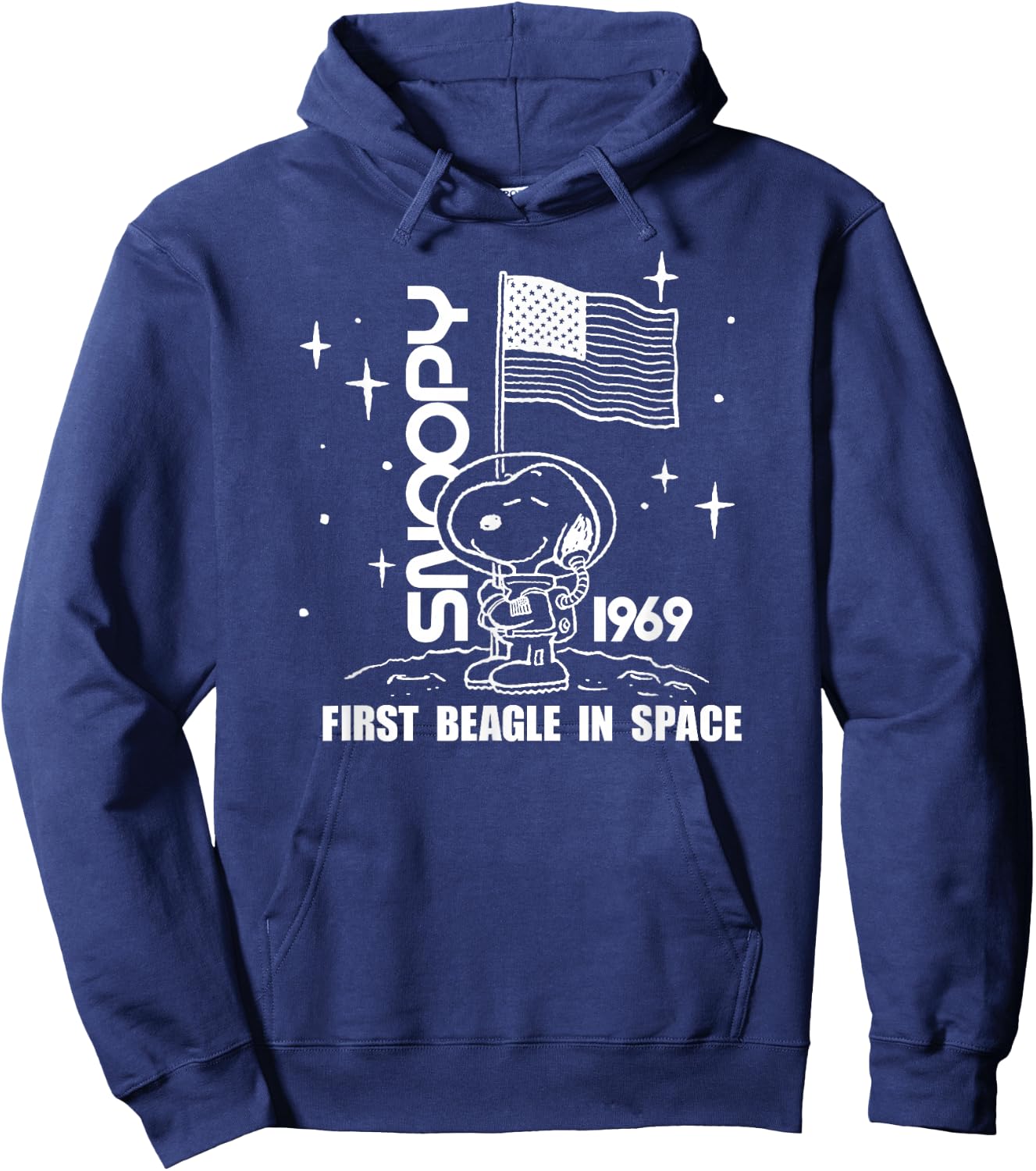 Peanuts First Beagle in Space Hoodie - Hoodie | Navy