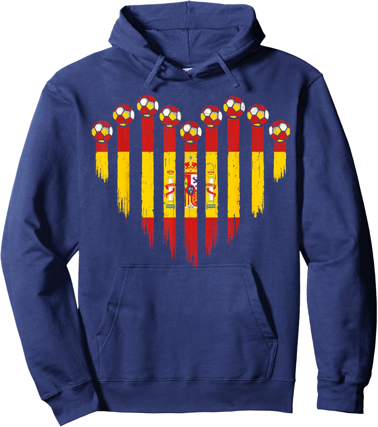 Spanische Flagge Neuheit Spanien Hoodie - Hoodie | Navy