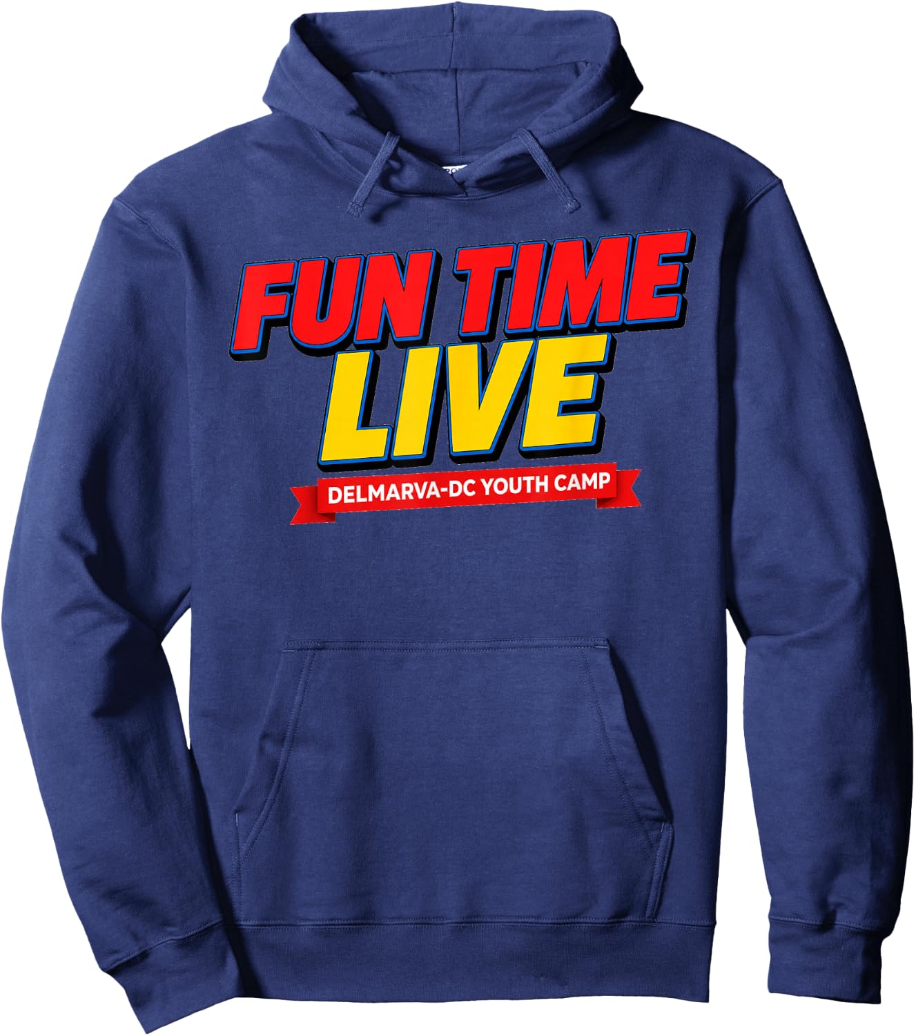 Fun TIME DELMARVA-DC Design Hoodie - Hoodie | Navy