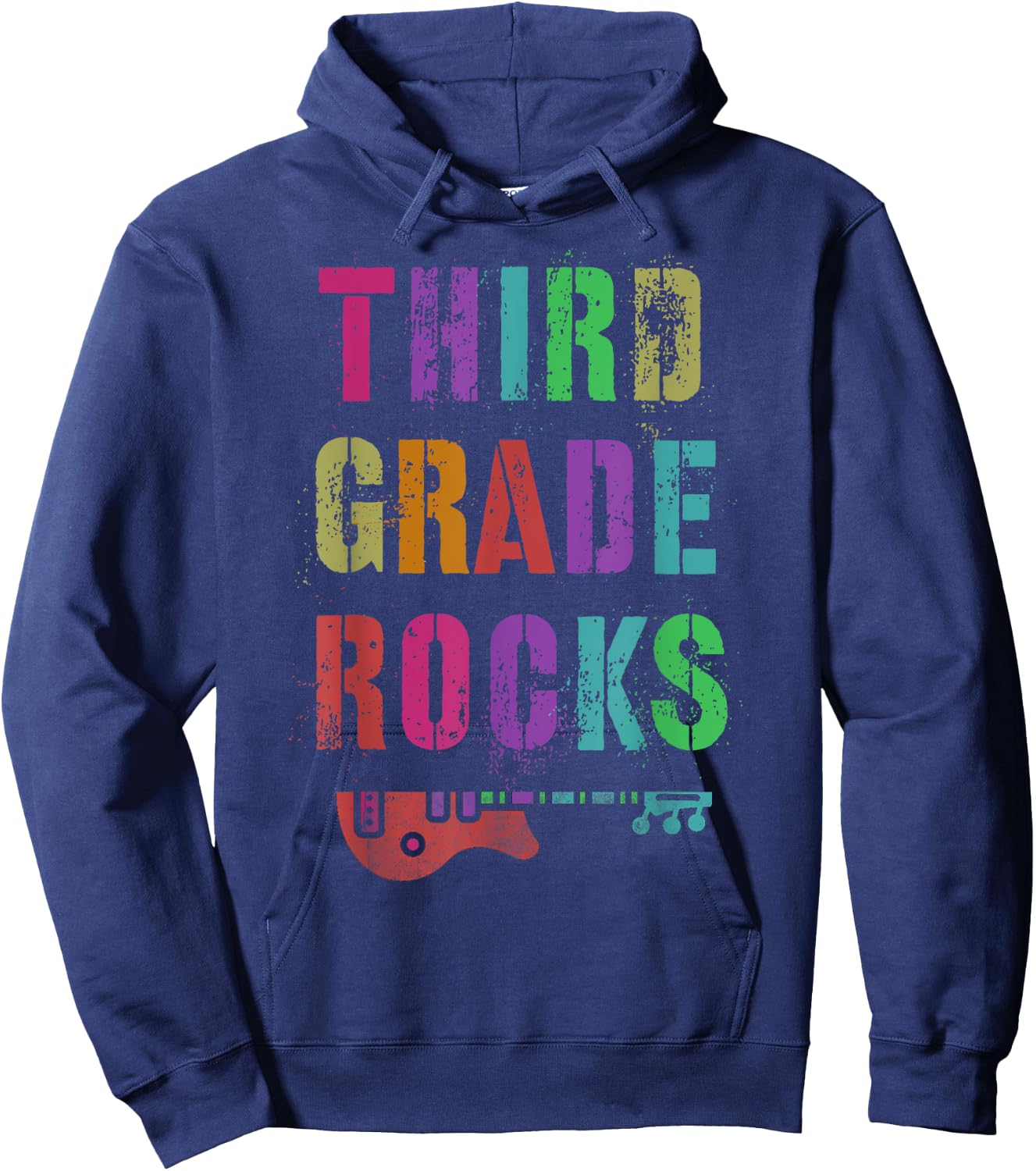 3rd GRADE ROCKS Teacher Ready to Rock Third Gr Is My Jam Hoodie - Hoodie | Navy