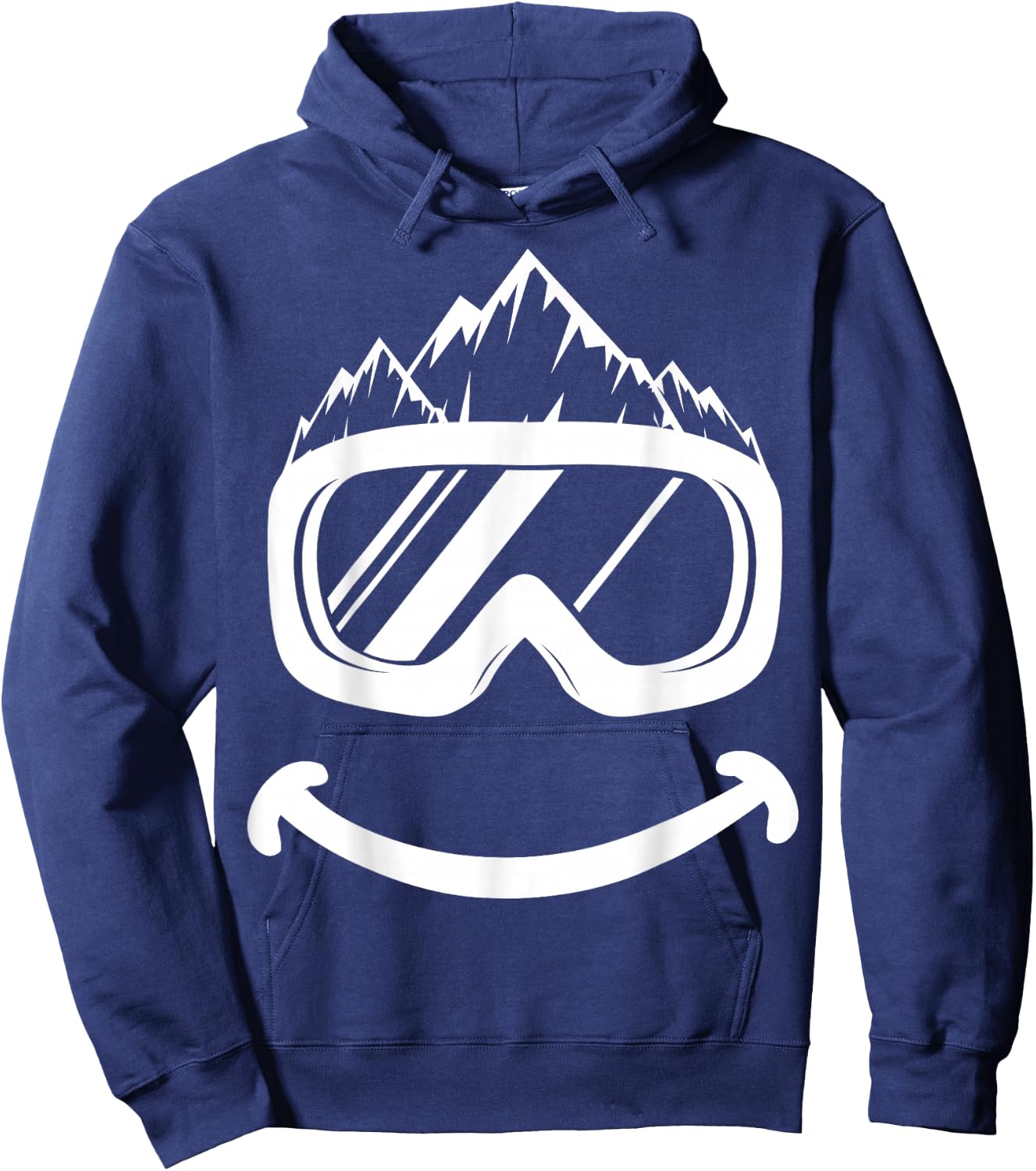 Fun Ski Skiing Funny Snowboard Hoodie - Hoodie | Navy