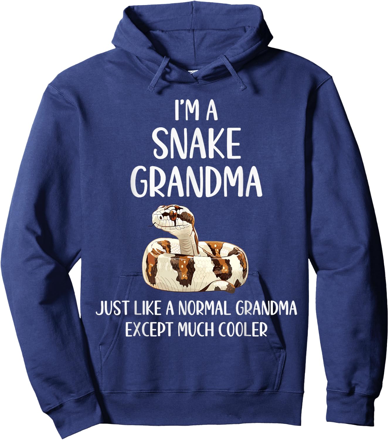 Snake Grandma Definition Funny Animals Lover Mothers Day Hoodie - Hoodie | Navy