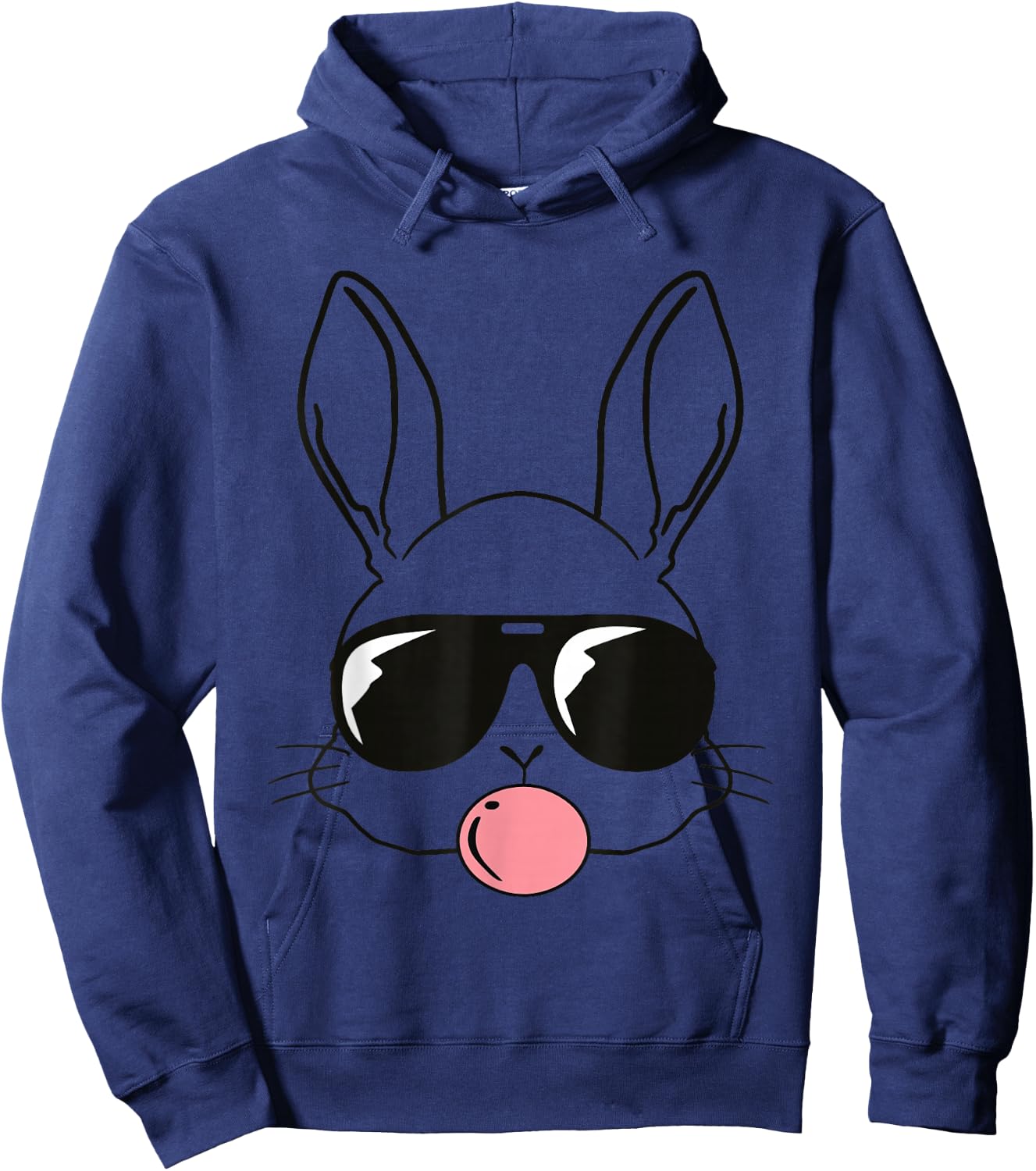 Cooles Oster-Hasen Gesicht Kinder Männer Jungen Ostern Hoodie - Hoodie | Navy