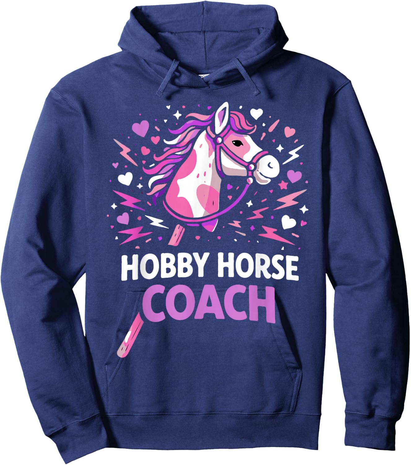 Hobby Horsing Steckenpferd Pferde Trainer Trainerin Coach Hoodie - Hoodie | Navy