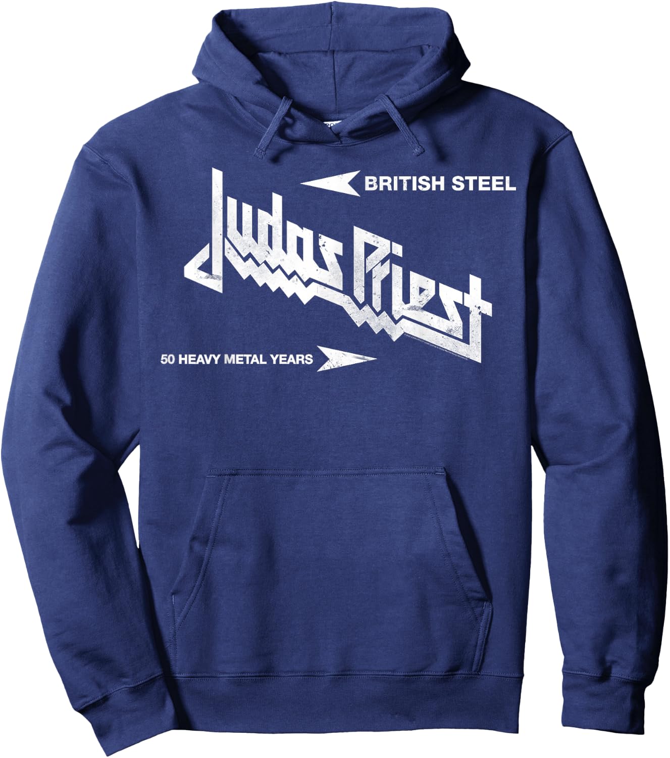 Judas Priest British Steel Olive , Green, s Hoodie - Hoodie | Navy