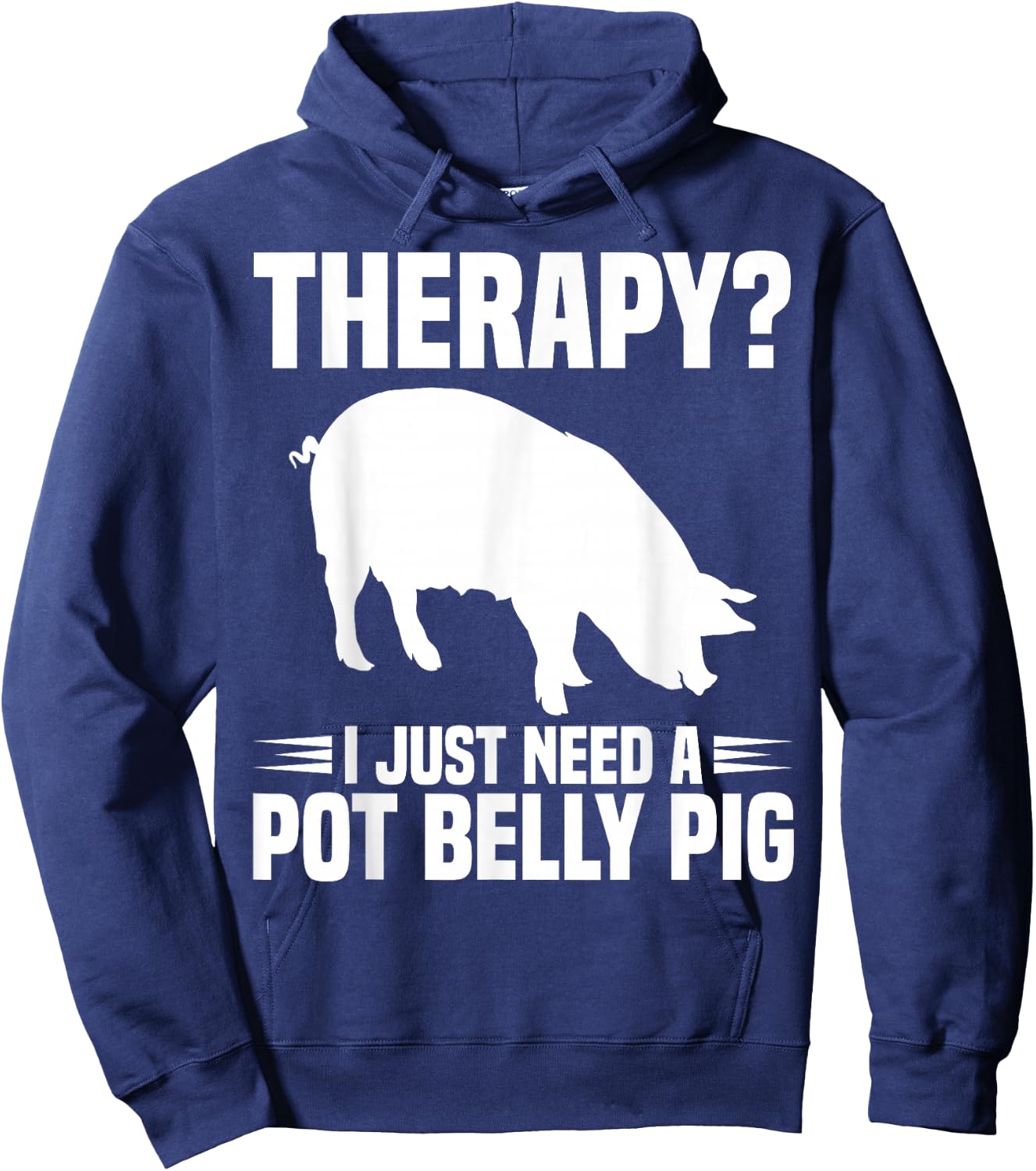 Pot Belly Pig Owner Food Toys Supplies Pot Belly Pig Mom Hoodie - Hoodie | Navy