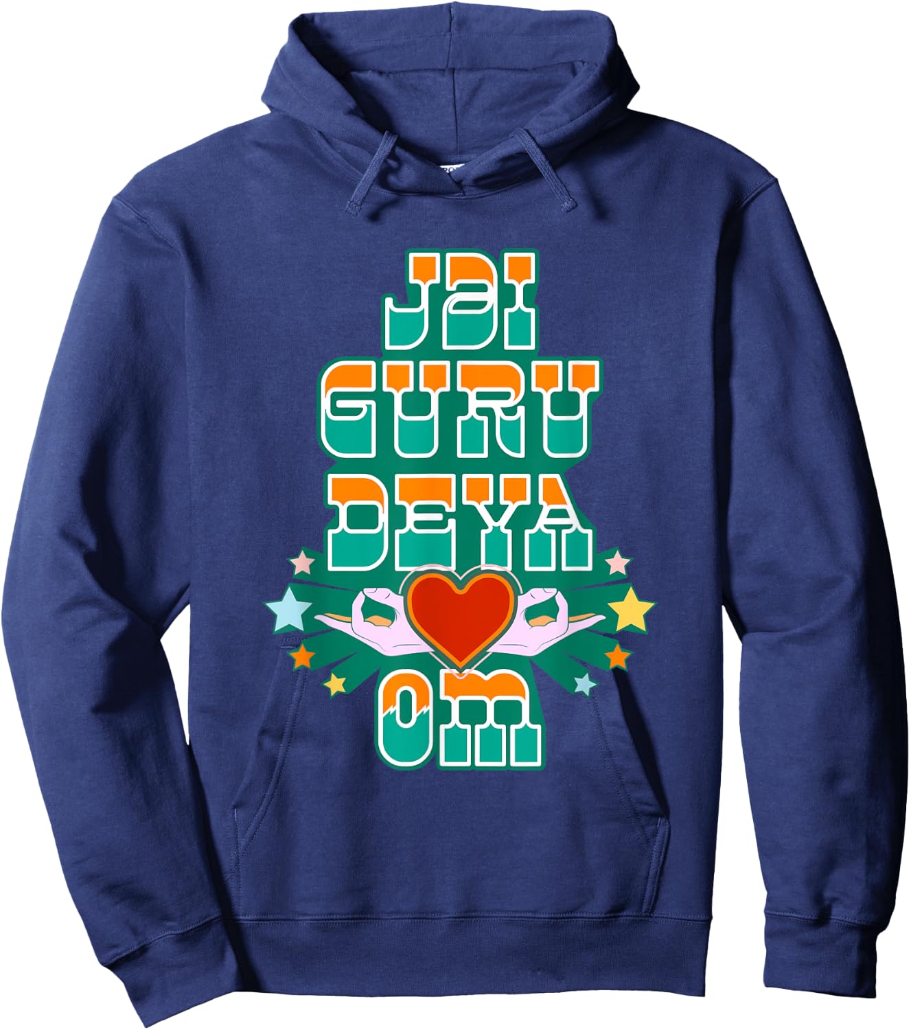Jai Guru Deva Om Hoodie - Hoodie | Navy