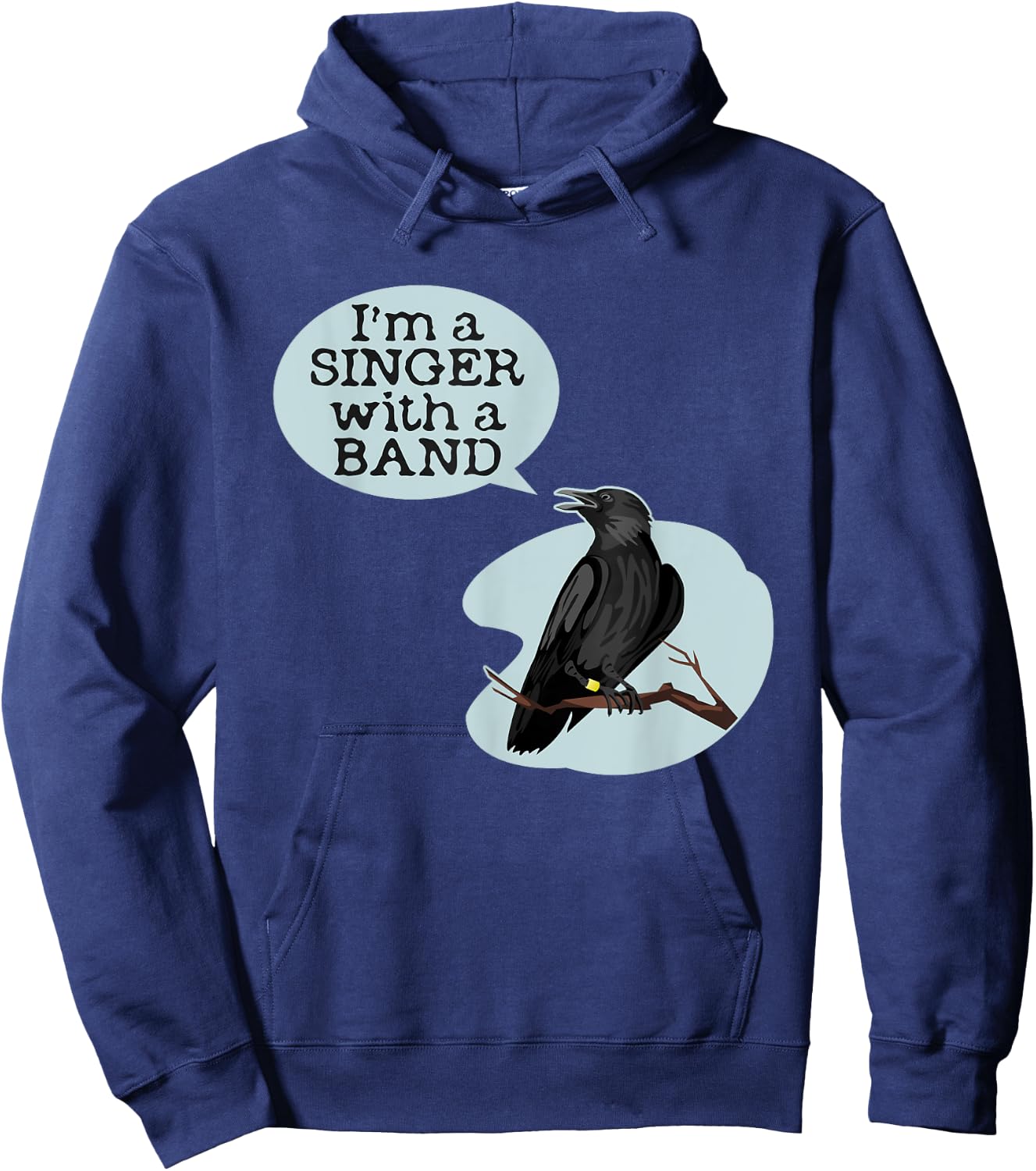 Funny Bird Banding Ringing Singer With a Band Bander Gift Hoodie - Hoodie | Navy