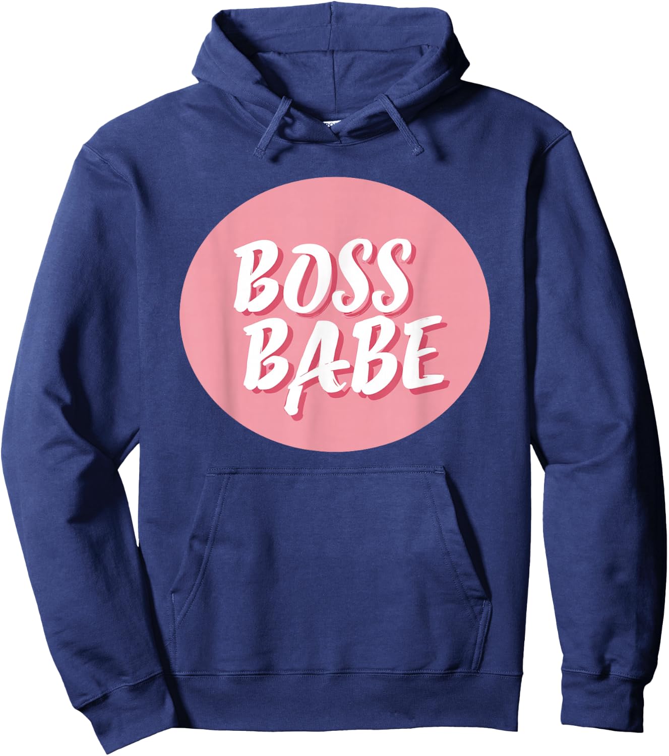 Pink and cute independent Boss Babe Costume Hoodie - Hoodie | Navy