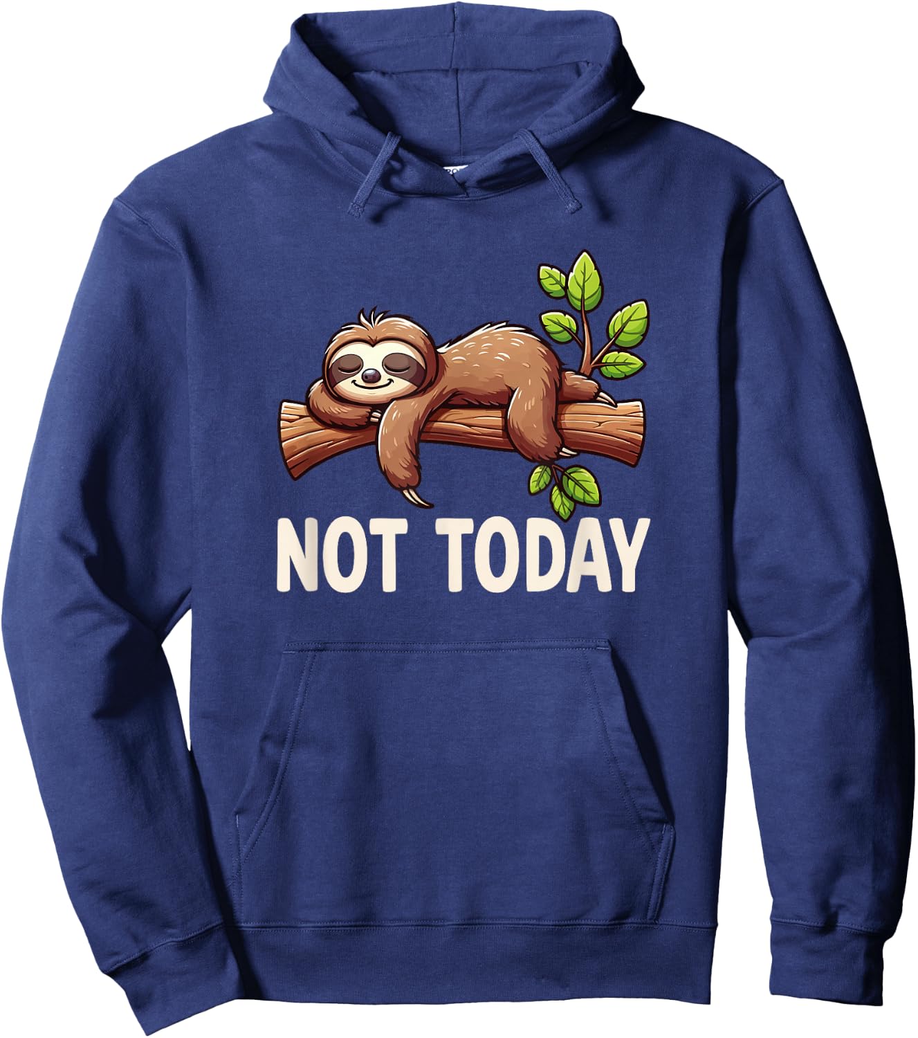 Sloth Not Today - Nicht Heute Sloth Hoodie - Hoodie | Navy