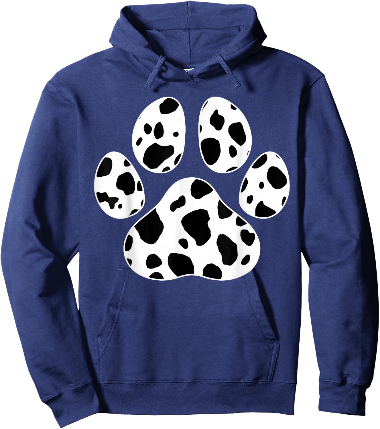 Cat Paw Print Cute Animal Cow Pattern Dog Lover Cow Print Hoodie - Hoodie | Navy