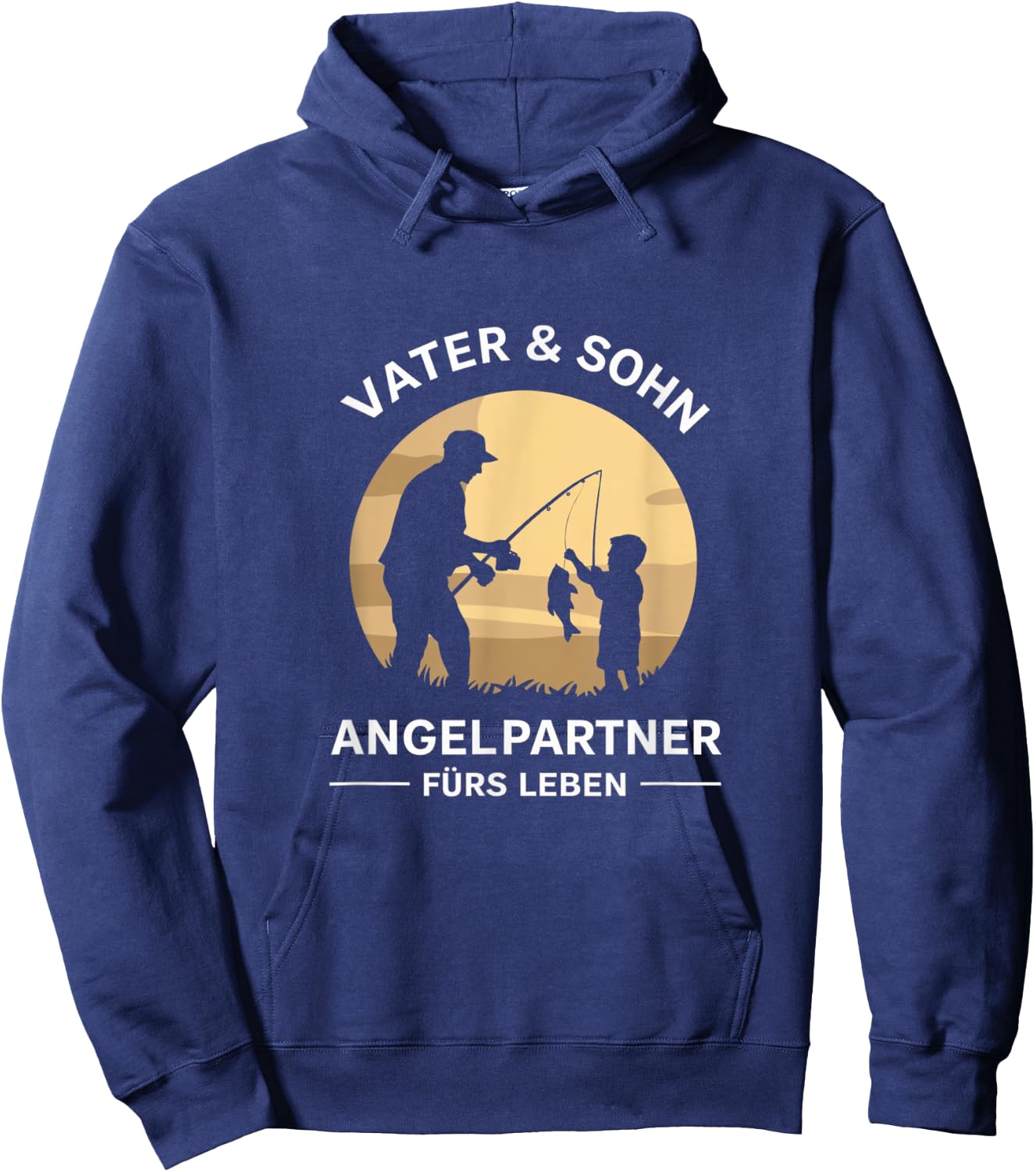 Vater & Sohn Angelpartner fürs Leben Hoodie - Hoodie | Navy