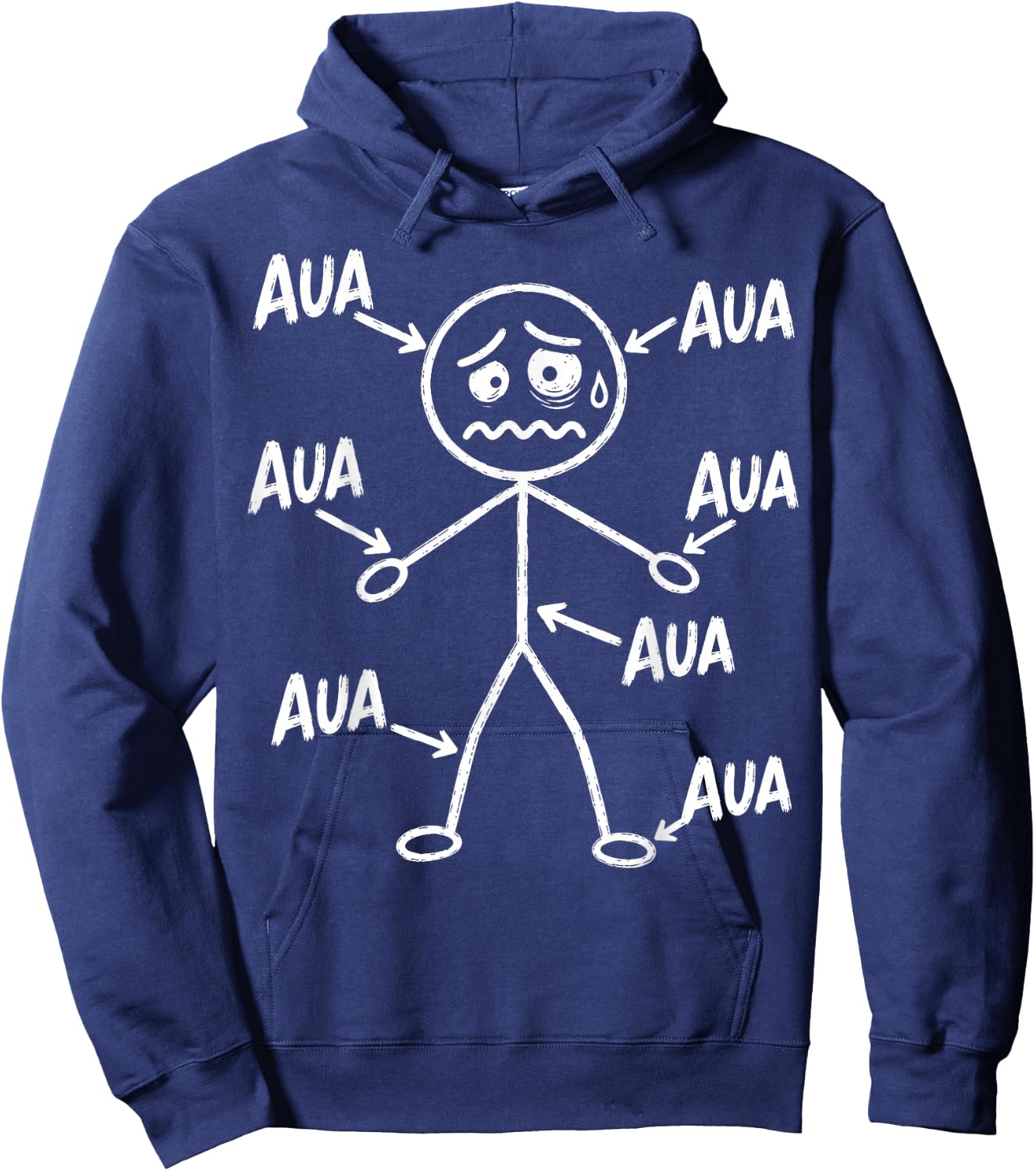 Aua Au Dem Alter entsprechen guter Zustand Lustig Geburtstag Hoodie - Hoodie | Navy