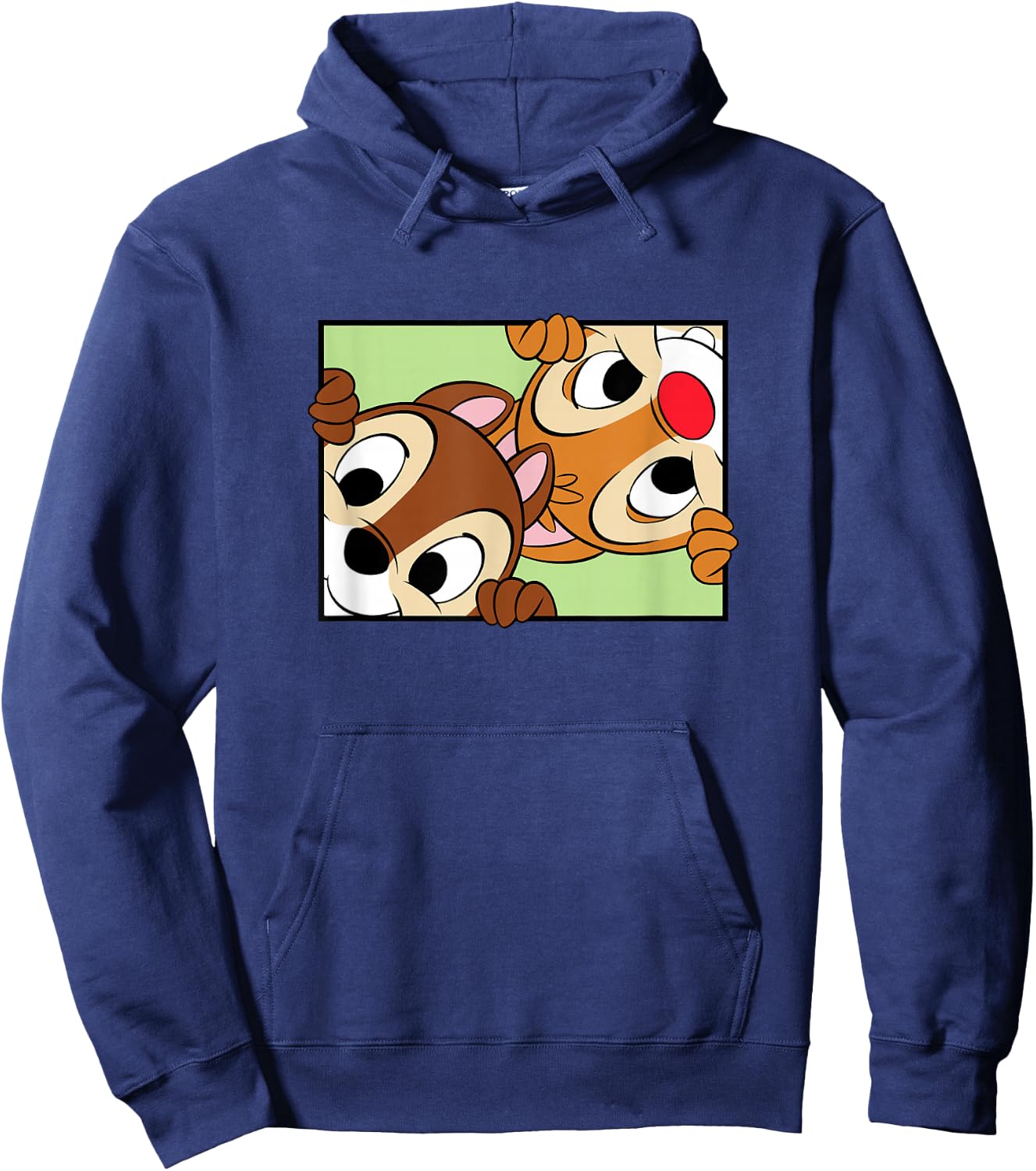 Disney Chip 'n' Dale Rescue Rangers Cute Frame Portrait Hoodie - Hoodie | Navy
