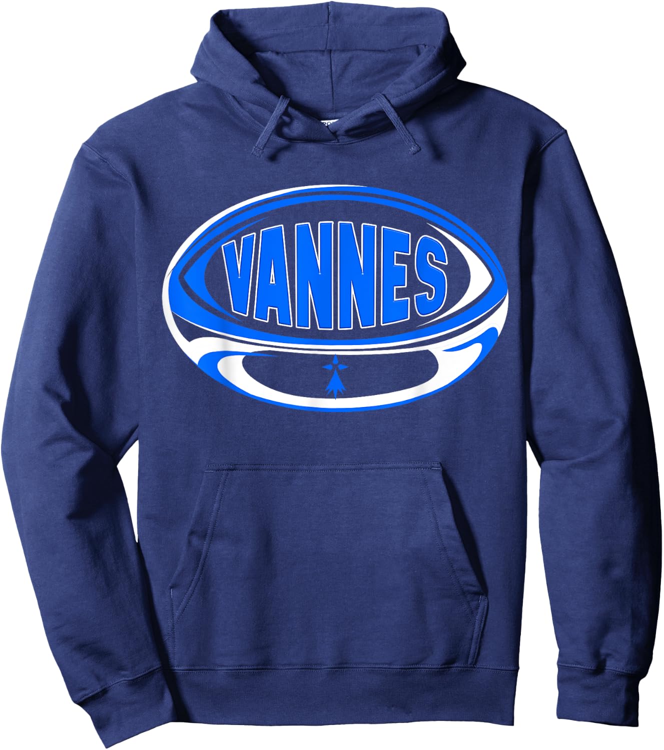 Rugby Valves Breizh Breizh Sport Supporter Man Woman , Black, S Hoodie - Hoodie | Navy