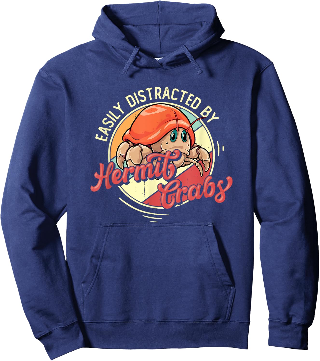 Hermit Crab Owner Funny Hermit Crab Animal Pet Hermit Crab Hoodie - Hoodie | Navy