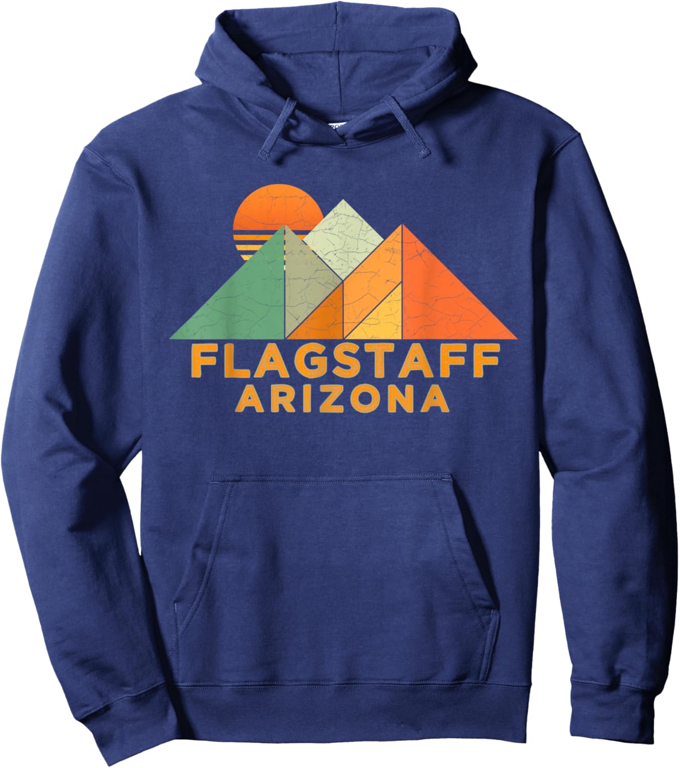 Retro Vintage Flagstaff Shirt Hoodie - Hoodie | Navy