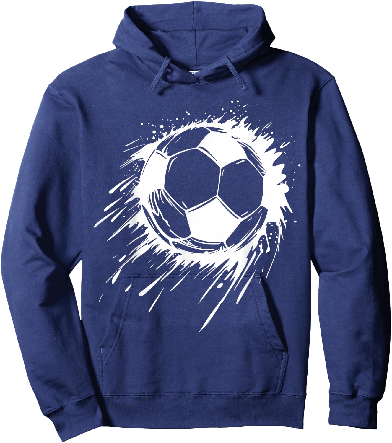 Retro Football Player Football Lover Cool Football , black Hoodie - Hoodie | Navy
