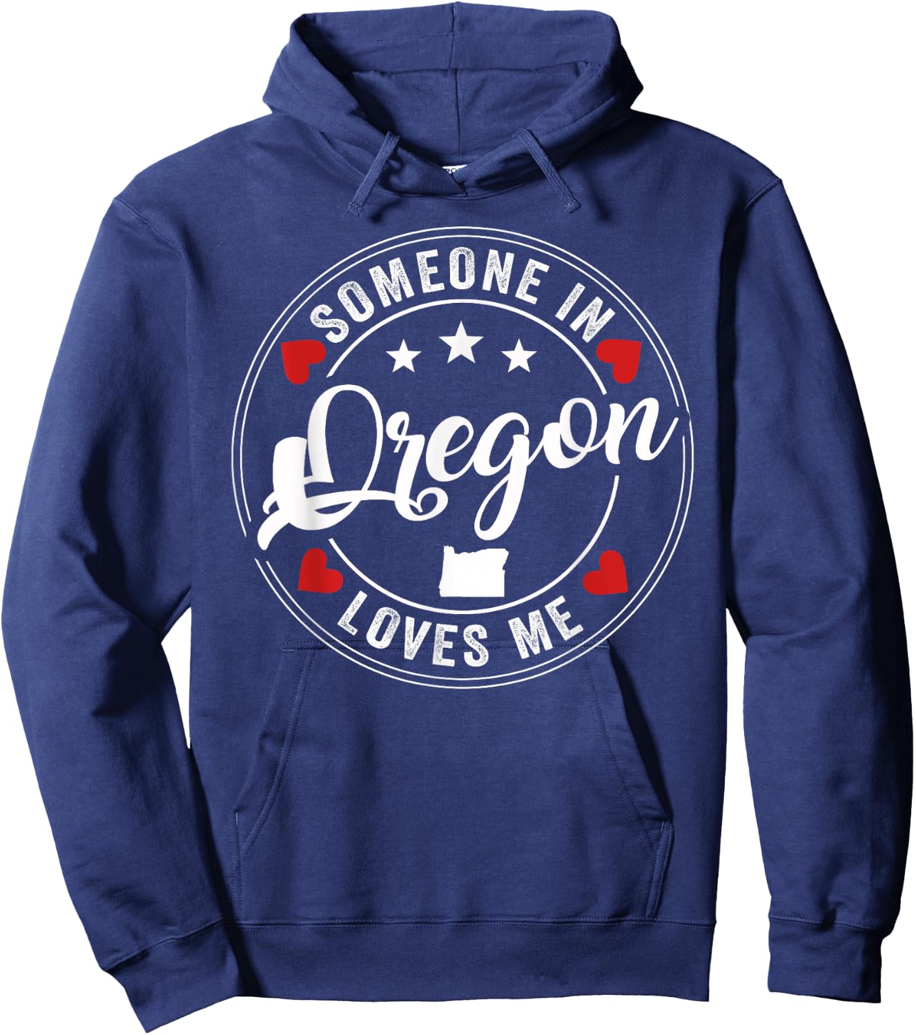 Someone In Oregon Loves Me Beaver State Hoodie - Hoodie | Navy